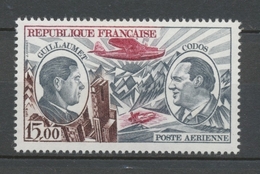 Guillaumet Et Codos Pionniers Poste Aérienne N°48 15f Gris -bleu/carmin/violet N** YA48 - 1960-.... Ungebraucht