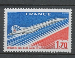 Mise En Service Commercial De"Concorde" PA N°49 1f70 Bleu Et Noir N** YA49 - 1960-.... Ungebraucht