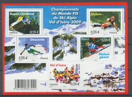 2009  France BLOC FEUILLET N°4329, Ski Alpin YB4329 - Nuevos