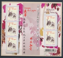 2011 France Bloc Feuillet N°F4531 Année Lunaire Chinoise Du Lapin YB4531 - Mint/Hinged