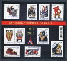 2011 France Bloc Feuillet N°4582 Sapeurs-pompiers De Paris YB4582 - Ongebruikt