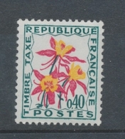 Fleurs Des Champs. N°100 40c Jaune, Rouge Et Vert Foncé N** YX100 - 1960-.... Nuovi