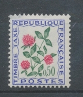Fleurs Des Champs. N°101 50c. Outremer, Vert Et Rouge N** YX101 - 1960-.... Postfris