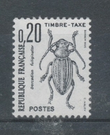 Insectes. Coléoptères. N°104 20c. Noir  N** YX104 - 1960-.... Mint/hinged