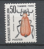 Insectes. Coléoptères. N° 105 50c. Noir Et Rouge-brique N** YX105 - 1960-.... Nuovi