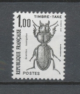 Insectes. Coléoptères. N°106 1f. Noir N** YX106 - 1960-.... Mint/hinged