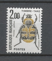 Insectes. Coléoptères. N°107 2f. Noir Et Brun-jaune N** YX107 - 1960-.... Nuovi