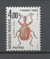 Insectes. Coléoptères. N°108 4f. Noir Et Rouge-brun N** YX108 - 1960-.... Mint/hinged