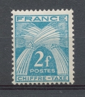 Type Gerbes. N°72 2f. Bleu-vert N** YX72 - 1859-1959 Mint/hinged