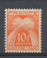 Type Gerbes. N°76 10f. Rouge-orange N** YX76 - 1859-1959 Nuevos