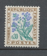 Fleurs Des Champs. N°99 30c. Brun, Vert Foncé Et Outremer N** YX99 - 1960-... Ungebraucht