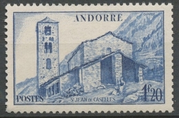 Andorre Français N°101, 1f.20 Bleu NEUF** ZA101 - Neufs