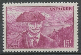 Andorre Français N°114, 15f. Lilas-rose NEUF** ZA114 - Unused Stamps
