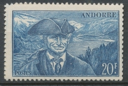 Andorre Français N°115, 20f. Bleu NEUF** ZA115 - Nuevos