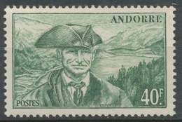 Andorre Français N°117, 40f. Vert NEUF** ZA117 - Nuevos