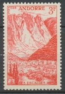 Andorre Français N°140, 3f. Rouge NEUF** ZA140 - Unused Stamps