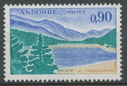 Andorre FR N°163A 90c Vert/ocre/bleu NEUF** ZA163A - Neufs