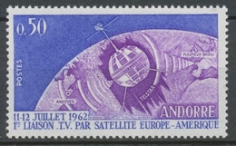 Andorre FR N°165 50c. Outremer Et Lilas NEUF** ZA165 - Ongebruikt