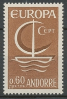 Andorre Français N°178 60c. Brun NEUF** ZA178 - Unused Stamps