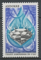 Andorre FR N°197 70c Outremer/bleu/noir N** ZA197 - Unused Stamps