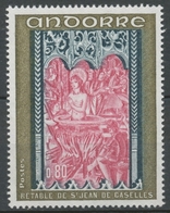 Andorre FR N°208 80c Sépia/bleu Foncé/rge N** ZA208 - Unused Stamps