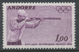 Andorre Français N°220, 1f. Lilas NEUF** ZA220 - Unused Stamps