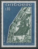 Andorre FR N°223 90c Bleu-vert/vert Foncé N** ZA223 - Ongebruikt