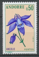 Andorre Français N°230 50c. Ancolie NEUF** ZA230 - Unused Stamps