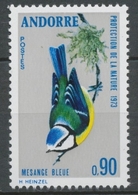 Andorre FR N°232 90c Mésange Bleue NEUF** ZA232 - Unused Stamps