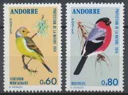 Andorre FR Série N°240 + N°241 NEUFS** ZA241S - Unused Stamps