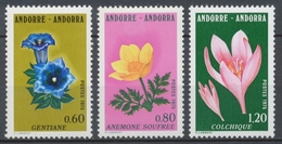 Andorre FR Série N°245 à N°247 NEUFS** ZA247S - Unused Stamps