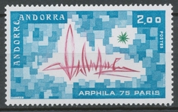 Andorre FR N°248 2f Turquoise/vert/carmin N** ZA248 - Unused Stamps