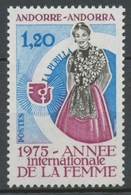 Andorre FR N°250 1f20 Grenat/bleu Clair/noir N** ZA250 - Ungebraucht