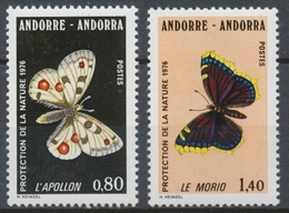 Andorre FR Série N°258 + N°259 NEUFS** ZA259S - Unused Stamps