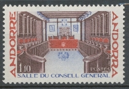 Andorre FR N°265 1f.10 Brun/sépia/bleu NEUF** ZA265 - Unused Stamps