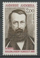 Andorre FR N°266 2f. Sépia Et Rouge-brique N** ZA266 - Unused Stamps