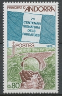 Andorre FR N°268 80c Brun/bleu-vert/olive N** ZA268 - Ungebraucht