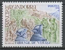 Andorre FR N°272 1f.20 Bleu/brun/olive N** ZA272 - Unused Stamps