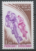 Andorre Français N°288 1f.20 Sport NEUF** ZA288 - Nuovi