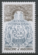 Andorre FR N°298 1f.60 Brun Et Bleu-gris N** ZA298 - Unused Stamps