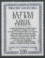 Andorre FR N°315 3f. Noir Et Bleu-gris N** ZA315 - Unused Stamps