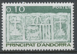 Andorre FR N°317 10c Vert Foncé/brun-olive N** ZA317 - Unused Stamps