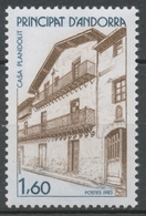 Andorre FR N°326 1f.60 Brun/bleu Foncé N** ZA326 - Nuovi