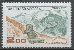 Andorre FR N°338 2f. Vert/brun/brun Clair N** ZA338 - Unused Stamps