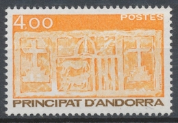 Andorre FR N°346 4f. Orange Et Brun N** ZA346 - Nuevos
