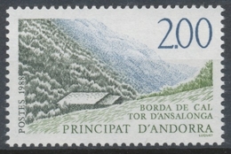 Andorre FR N°372 2f. Vert Foncé/gris-bleu N** ZA372 - Nuevos