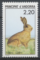 Andorre Français N°374 2f.20 Lièvre NEUF** ZA374 - Unused Stamps