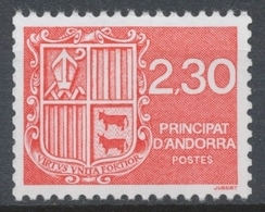 Andorre FR N°387, 2f.30 Rouge NEUF** ZA387 - Unused Stamps