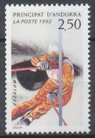 Andorre Français N°413 2f.50 Slalom N** ZA413 - Nuovi