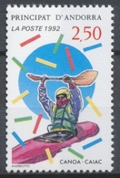 Andorre FR N°418 2f.50 Canoë Kayak N** ZA418 - Ungebraucht